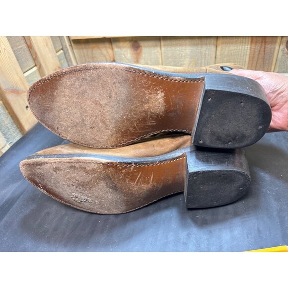 Durango Mens Tan Distressed Leather Western Cowboy Boots PullOn 9.5 EE SW542 - Picture 9 of 10